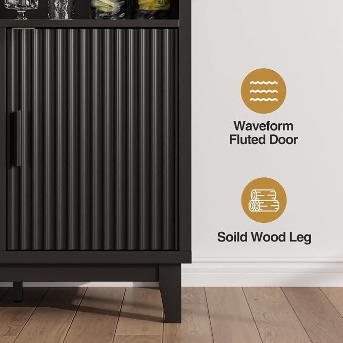 FiveWillowise Fluted Buffet Cabinet - Image 3