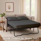 Sleeper Sofa Bed Sheet, 100% Cotton 400 Thread Count, 4 Piece Set, Deep Pocket - Image 3
