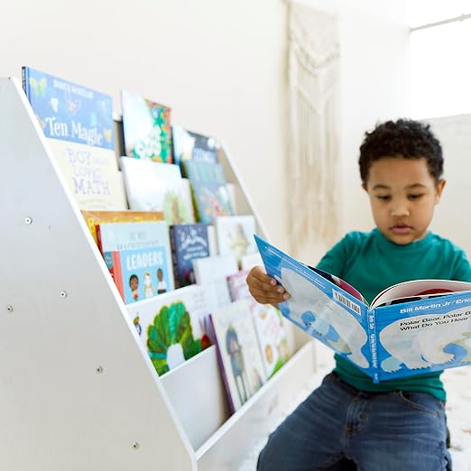 ECR4Kids Single-Sided Book Storage and Display, Montessori Furniture - Image 9