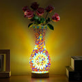 Elegant Turkish Moroccan Style Mosaic Table Lamp by JAITAIK