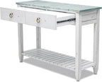 Sea Winds Trading Picket Fence Console Table Kiln-Dried Solid Mindi Wood - Image 10