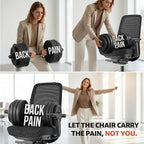 ErgoSift M2 Ergonomic Office Chair High Back Mesh Computer Desk Chair - Image 4