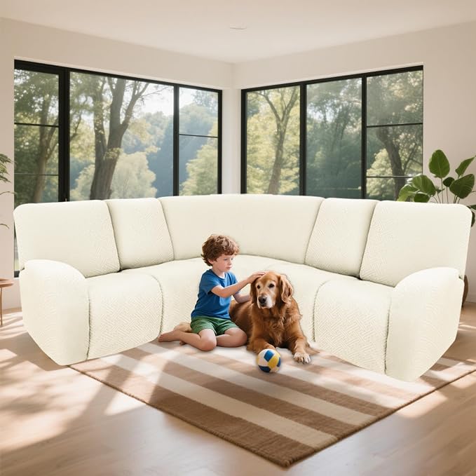 100% Waterproof Sectional Recliner Couch Covers - Image 2