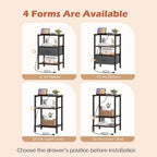 SUPERJARE Nightstand Set of 2, Bed Side Tables - Image 6