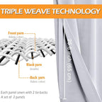 Blackout Curtains for Bedroom, 42 x 84 Inches Long, Energy Saving, Window - Image 4