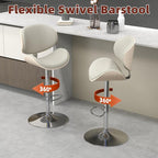 civama Bar Stools Set of 4 for Kitchen Counter, Adjustable Bar Height Chairs - Image 9