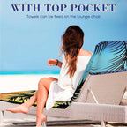 Irisbell Lounge Chair Towel Cover - Image 4
