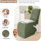 ALIECOM Recliner Sectional Couch Covers L Shape Stretch Corner Reclining - Image 5