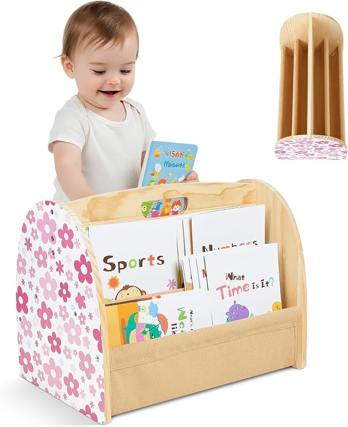 Toddler Bookshelf Double-Sided by Unknown