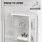 BROTTAR 71" Corner Display Cabinet - Image 3