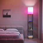SUNMORY Floor Lamp with Shelves, Smart APP Control Standing Lamps with RGB Bulb - Image 7