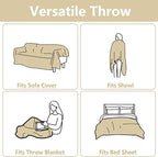 MYSKY HOME Chair Couch Covers Sectional Couch Covers - Image 3