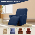 Cupuamon Recliner Chair Covers, Lazy Boy Recliner Covers Stretch Reclining - Image 5