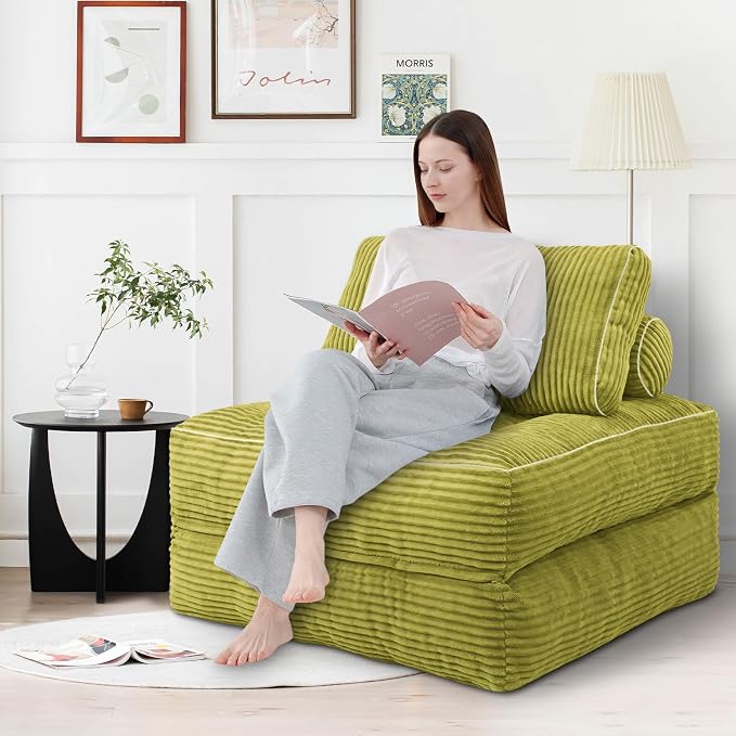 Folding Sofa Bed, Convertible Sleeper Chair - Image 3