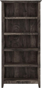 Bush Home Tall 5 Shelf Bookcase - Image 7