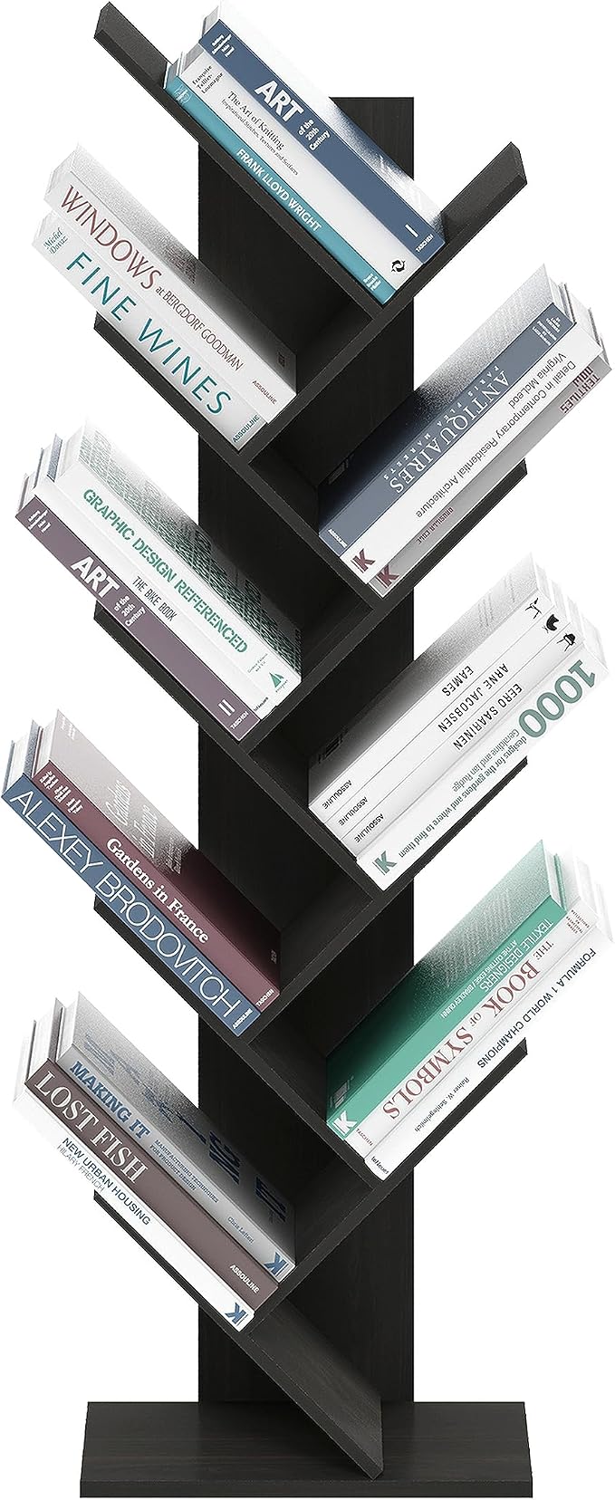 Furinno TREE Book Shelf, 9-Tier Bookshelf, Tree Bookcase - Image 5