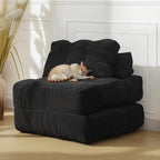 Folding Sofa Bed, 1 Person Sleeper Sofa by Unknown