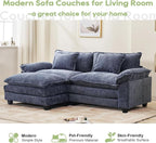 Oprisen 86" Modular Sectional Sofa, Comfy Cloud Couch Sectional Sofa - Image 7