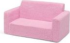 Delta Children Cozee Flip-Out Sherpa 2-in-1 Convertible Sofa to Lounger - Image 11