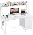 DLisiting White Computer Desk by Unknown