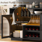 71" Pantry Cabinet, Kitchen Hutch Storage - Image 4