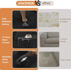 ANONER 103" L Shaped Modular Couch, Modular Sectional Sofa - Image 7