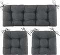 Wicker Chair Cushions of 3 Pieces, Waterproof Cushions by Aegisun
