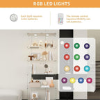 LFT HUIMEI2Y Glass Display Cabinet 5-Shelf - Image 6