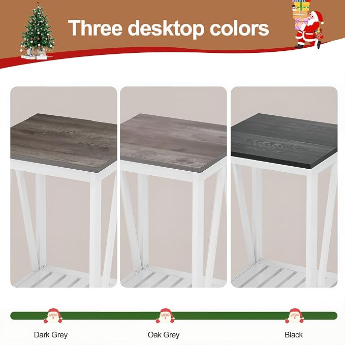Farmhouse Square End Table, Accent Side Table - Image 6