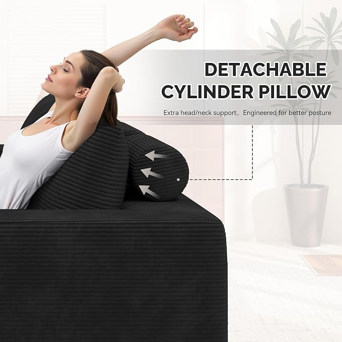 Boneless Couches for Living Room, Cloud Sectional Couch - Image 3