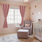 Blackout Curtains for Bedroom, 52 x 63 Inches Length, Dusty Rose | Thermal - Image 6