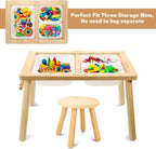 WINGYZ Sensory Table and Chair Set, 3 in 1 Kids Table - Image 5