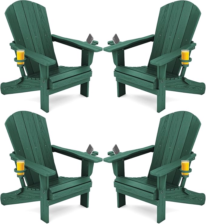 SERWALL Adirondack Chair with Cup Holders by SERWALL