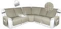HDCAXKJ 100% Waterproof Reclining Sectional Couch Covers L Shape Recliner Sofa by HDCAXKJ