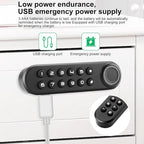 Fingerprint Cabinet Lock, Smart Biometric Password Lock - Image 5
