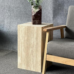 Luxury Marble Side Table, Square End Table - Image 4