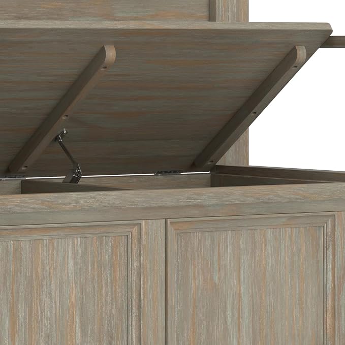 SIMPLIHOME Amherst Entryway Storage Bench - Image 9