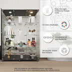 Beauty4U Glass Display Cabinet - Image 5