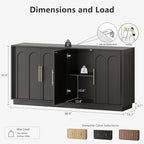 FORTUNETEC Sideboard Buffet Cabinet - Image 2