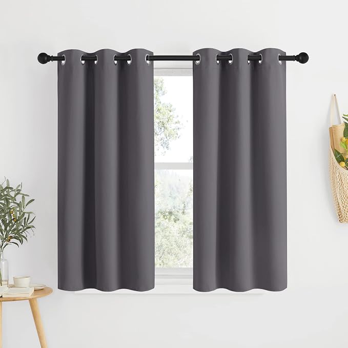 NICETOWN Blackout Cafe Curtains 50 inches Long by NICETOWN