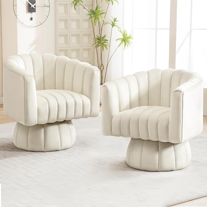 Swivel Accent Barrel Chair - Image 9