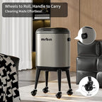 Stainless Steel Slim Bathroom Motion Sensor Trash Can - Image 4