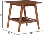 Linon Melissa Mid-Century Walnut End Table - Image 14