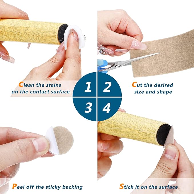 Shappy 2 Packs 120 x 2 x 0.04 Inch Felt Strips - Image 5