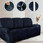 ANARACHON Recliner Couch Cover Leather Look Recliner Sofa Covers - Image 5