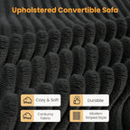 Convertible Sofa Bed, Pull Out 3 Seater Sleeper Sofa - Image 7