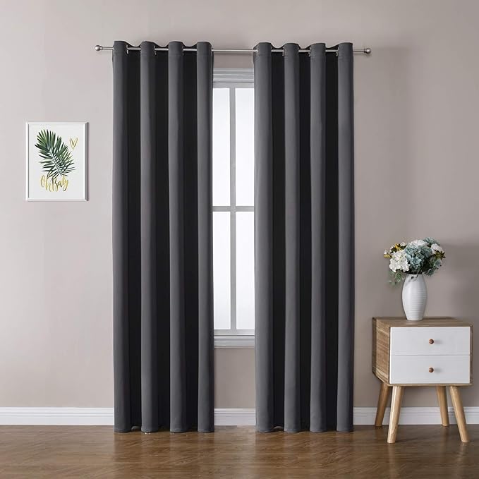 ChrisDowa Blackout Curtains for Bedroom and Living Room 84 Inches Long | 2 by ChrisDowa