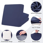 HEBE Outdoor Cushion Covers 12 Pcs, Stretch Patio Sofa Couch Cushion Cover | - Image 2