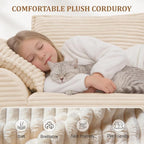 Upgrade Boneless Couch with Storage, Extra Deep&High Seat Modular Sectional - Image 8