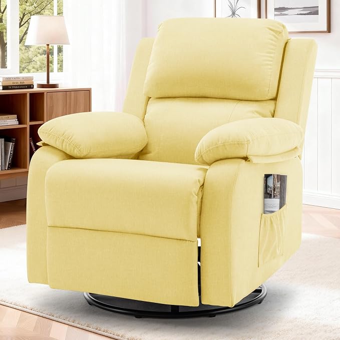 Korser Recliner Chair, 360 Swivel Rocker Chair - Image 8
